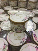 Tin Box With Flowers