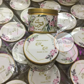 Tin Box With Flowers