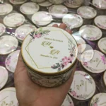 Tin Box With Flowers