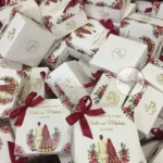 Floral Bid Box With Couple And Tai