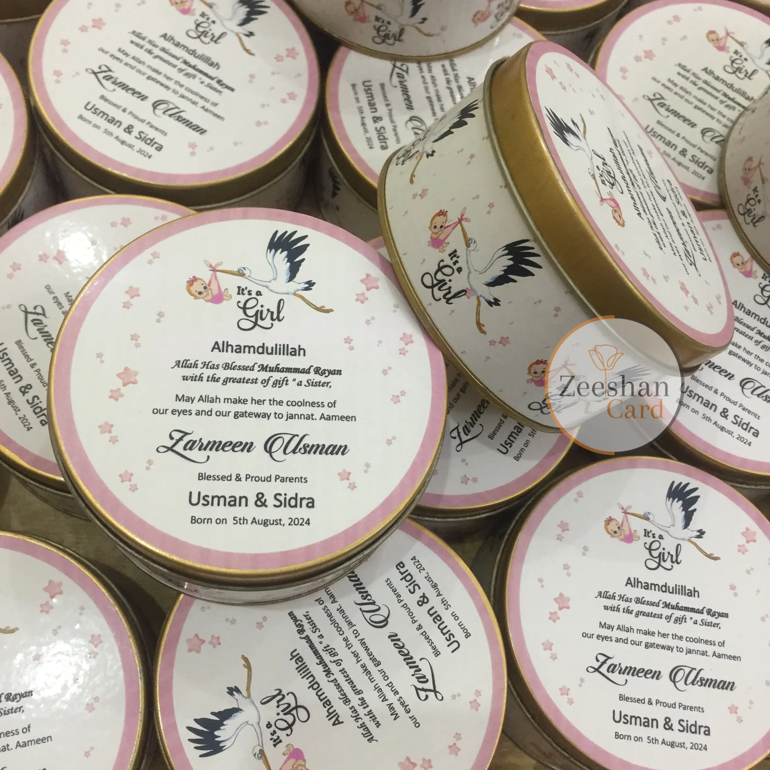 Baby Girl 250 gram Tin Box Baby Girl 250 gram Tin Box