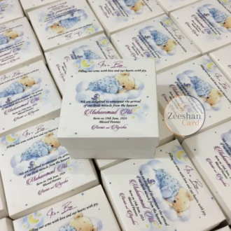 Cardboad Baby Boy Box