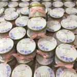 Flower Tin Box With Bow