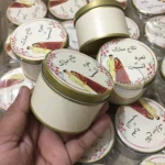 Flower Tin Box With Couple