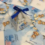 Customised Birth Announcement Triangle Box