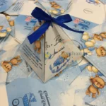 Customised Birth Announcement Triangle Box