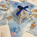 Customised Birth Announcement Triangle Box