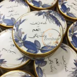 Half Kg Blue Flower Tin Box