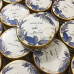 Half Kg Blue Flower Tin Box