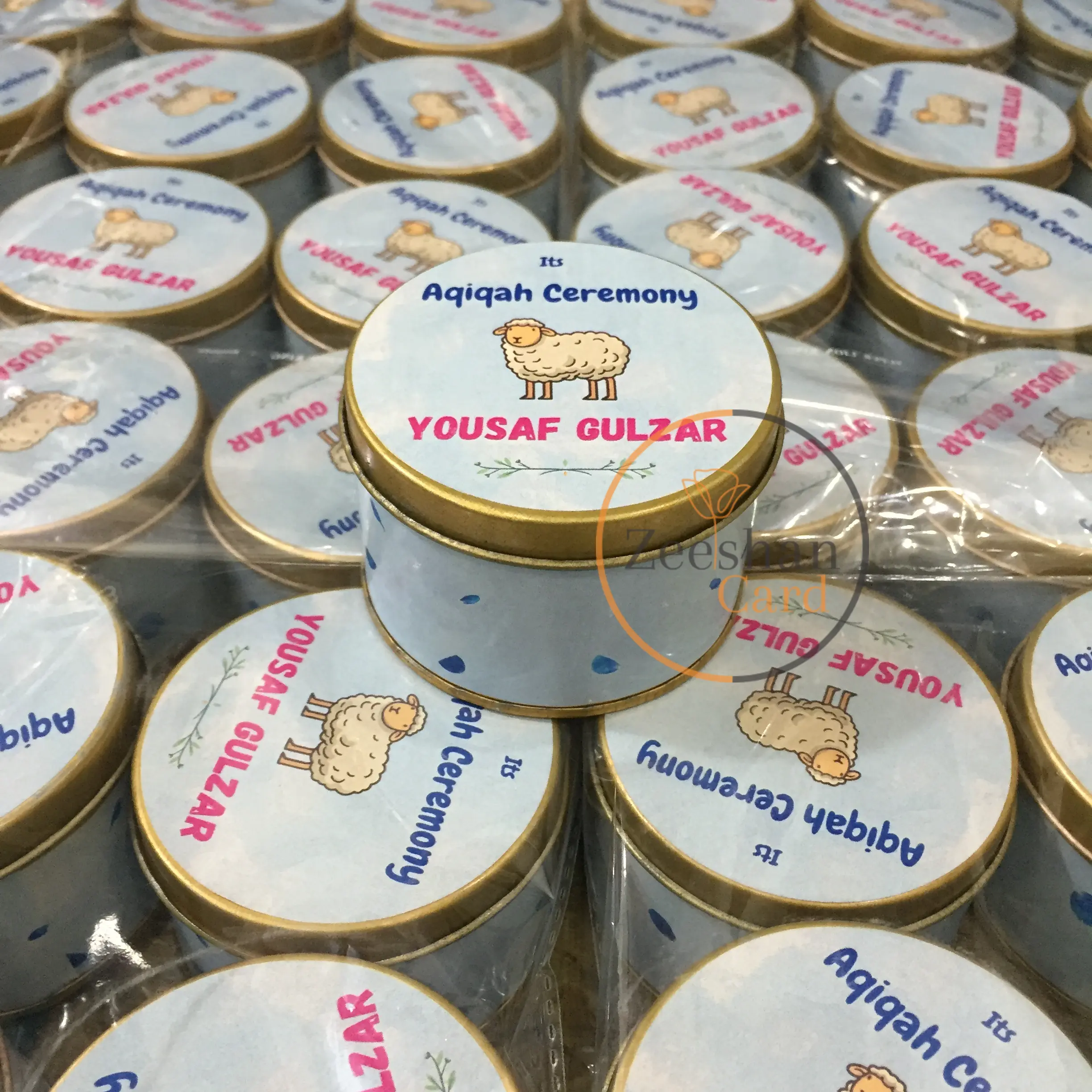 Customize Aiqah Ceremony Tin Box Customize Aiqah Ceremony Tin Box