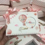 Half Kg Cardboard Box With Wooden Name And Bow