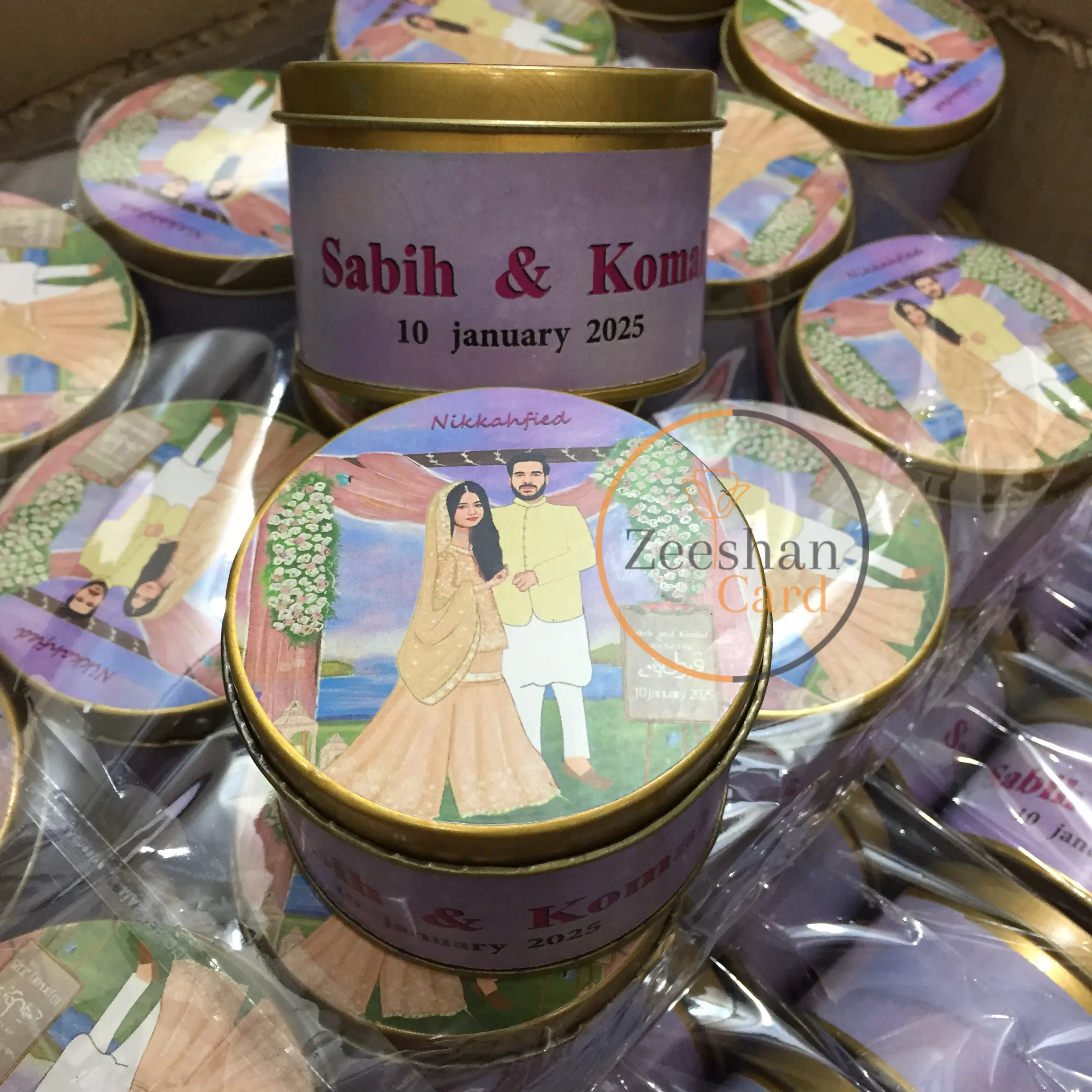 New Couple Design Tin Box New Couple Design Tin Box