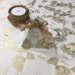 Pyramid Box With Ribbon