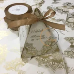 Pyramid Box With Ribbon