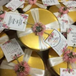 Half Kg Tin Box With Flower And Tag