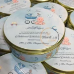 Baby Boy Announcement Half Kg Tin Box