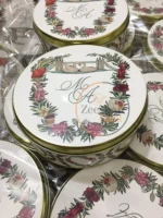 Floral Print Half kg Tin Box