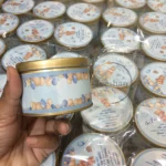 Baby Announcement Tin Box With Bear