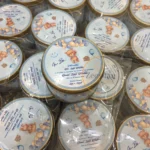 Baby Announcement Tin Box With Bear