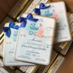 Baby Announcement 1kg Tin Box With Bow