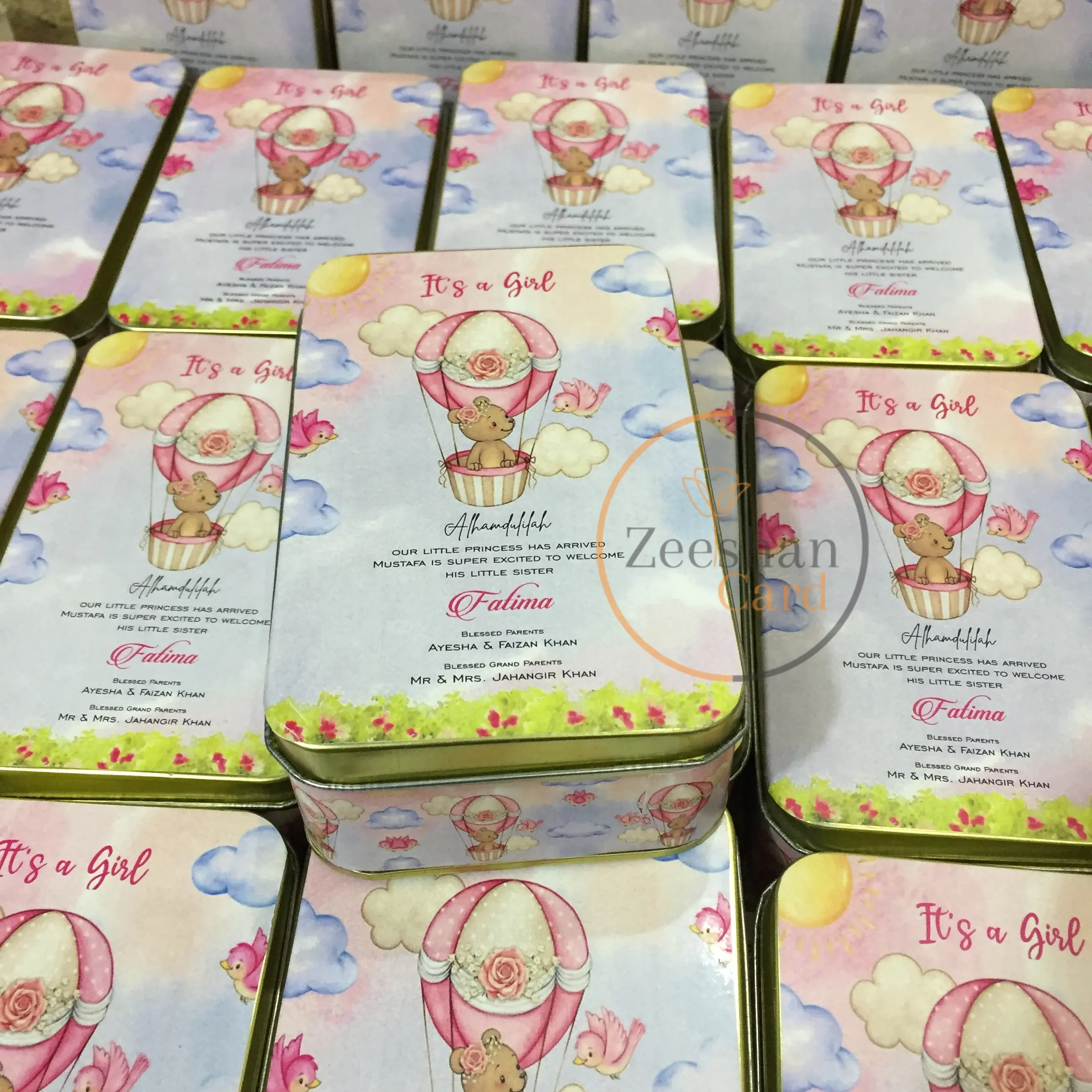 Baby Girl Half kg Tin Box Baby Girl Half kg Tin Box