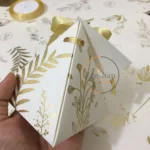 Triangle Bid Box With Tag