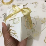 Triangle Bid Box With Tag