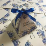 Triangle Box With Ribbon