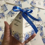 Triangle Box With Ribbon