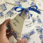 Triangle Box With Ribbon