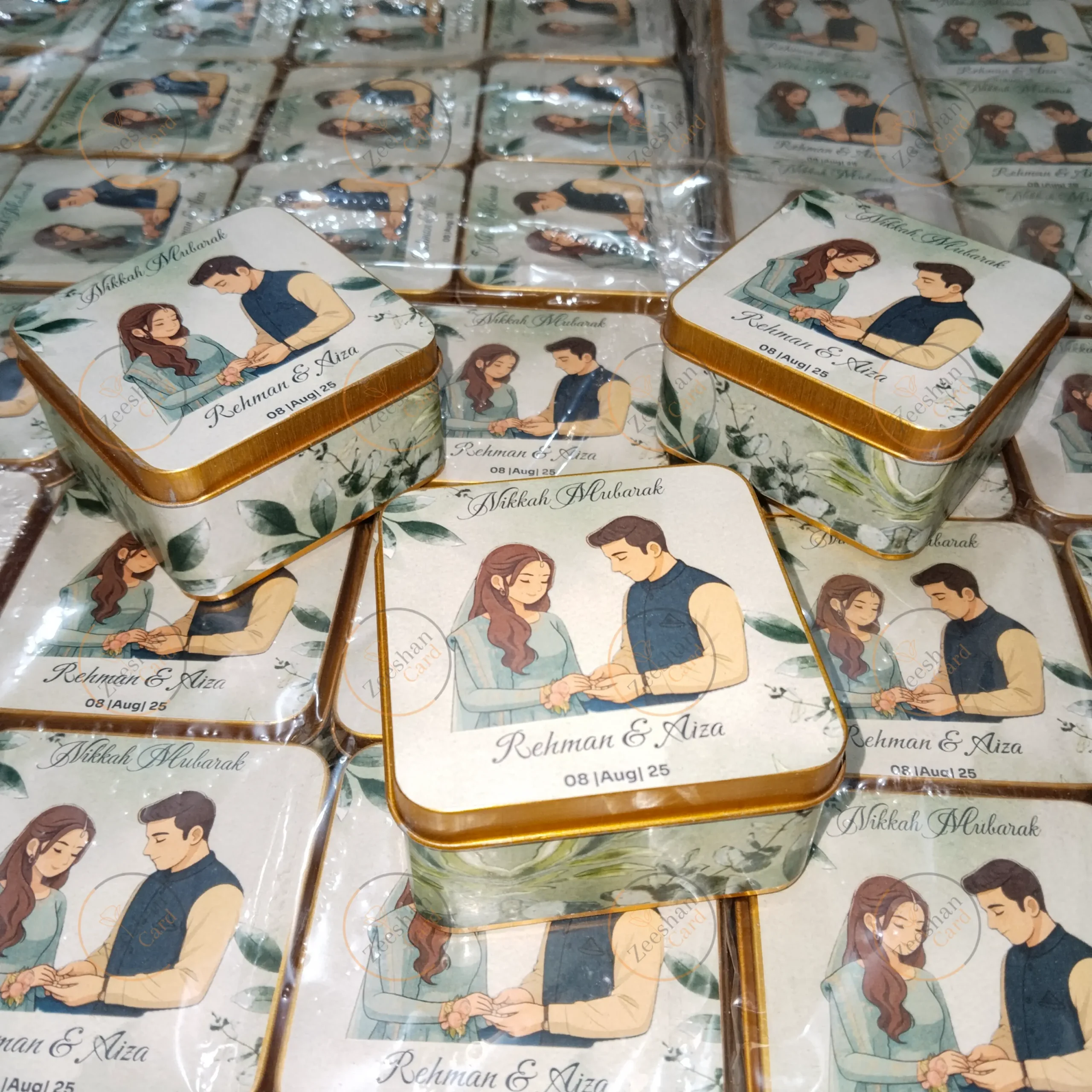 Nikah Ceremony Tin Box Nikah Ceremony Tin Box