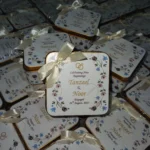 New Flowers Printed Tin Box With Bow