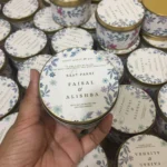 New Blue Flowers Print Tin Box